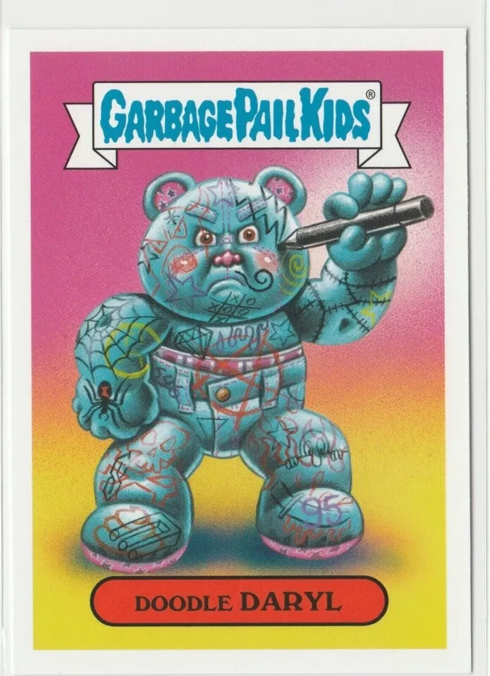 Doodle Daryl 15a Garbage Pail Kids GPK 2019 We Hate the 90s Trading Card