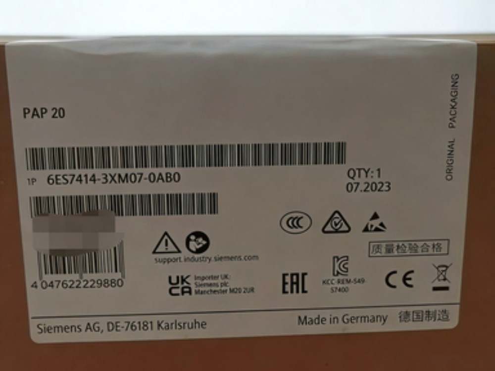 Siemens 6ES7414-3XM07-0AB0 Fast Delivery NEW