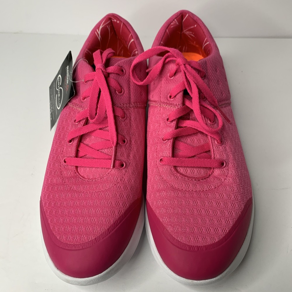 Reebok Pink Women's Dmx Lite Prime Walking Shoes Size 9 Lace Up  Maximum Cushion