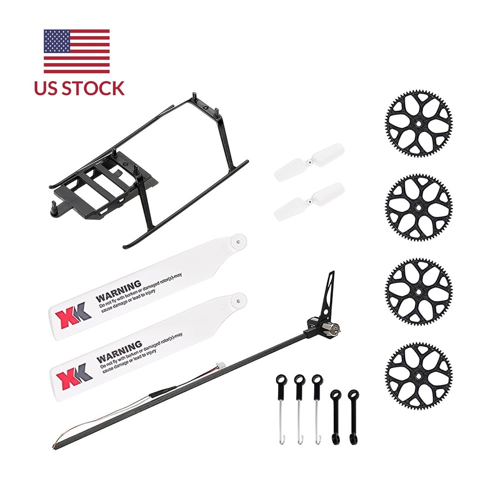 Accessory Kit for WLtoys K110S RC Helicopter,Propeller Tail Motor Blade  Gear