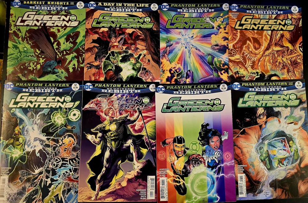 comic book lot (15 books)  GREEN LANTERNS REBIRTH 1-16 DC