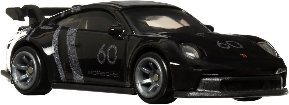 Porsche 911 GT3 Black Rare Model Car 1/64 Hot Wheels Speed Machines HKC45