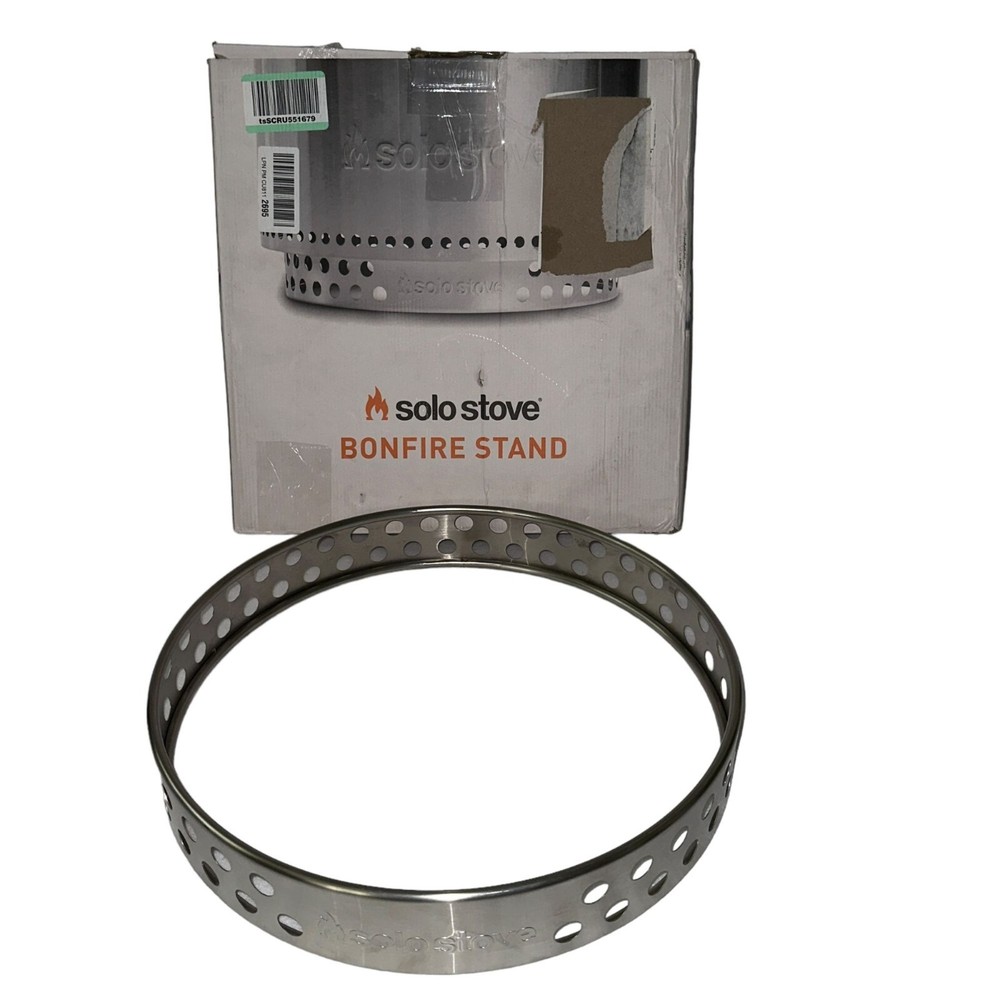 New Open Solo Stove Bonfire Stand Stainless Steel Cooking Accessory Bundle