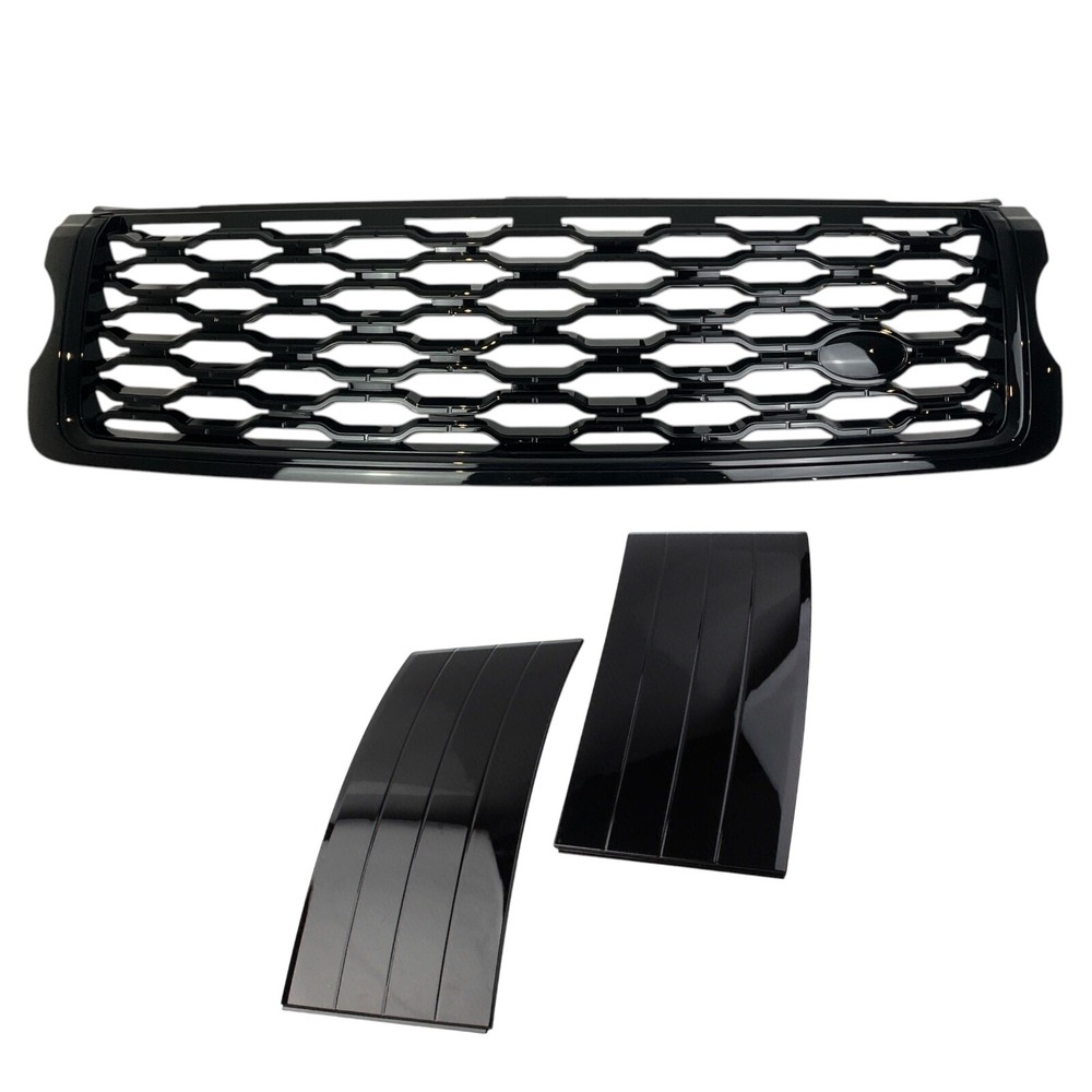 Range Rover Front Grille Side Vents 2018 Facelift Black For 2013-17 Models L405
