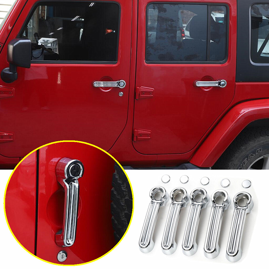 Jeep Wrangler JK ABS Chrome Pull & Tailgate Handle Cover 2007-2017