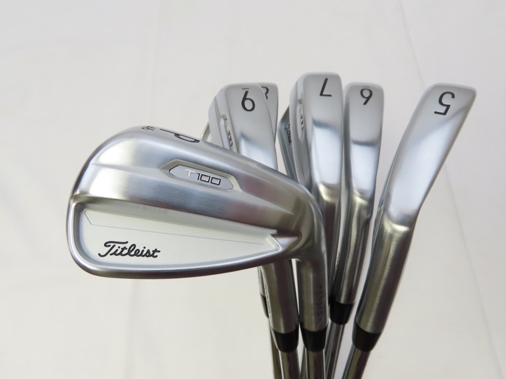 Titleist T100ii Forged Iron Set 5-PW with AMT S300 Stiff Steel Shaft