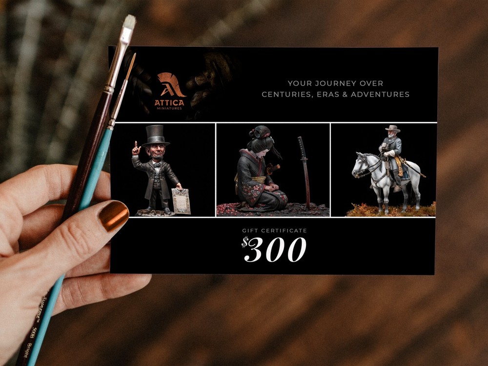 Attica Miniatures Painting Services Gift Card-image