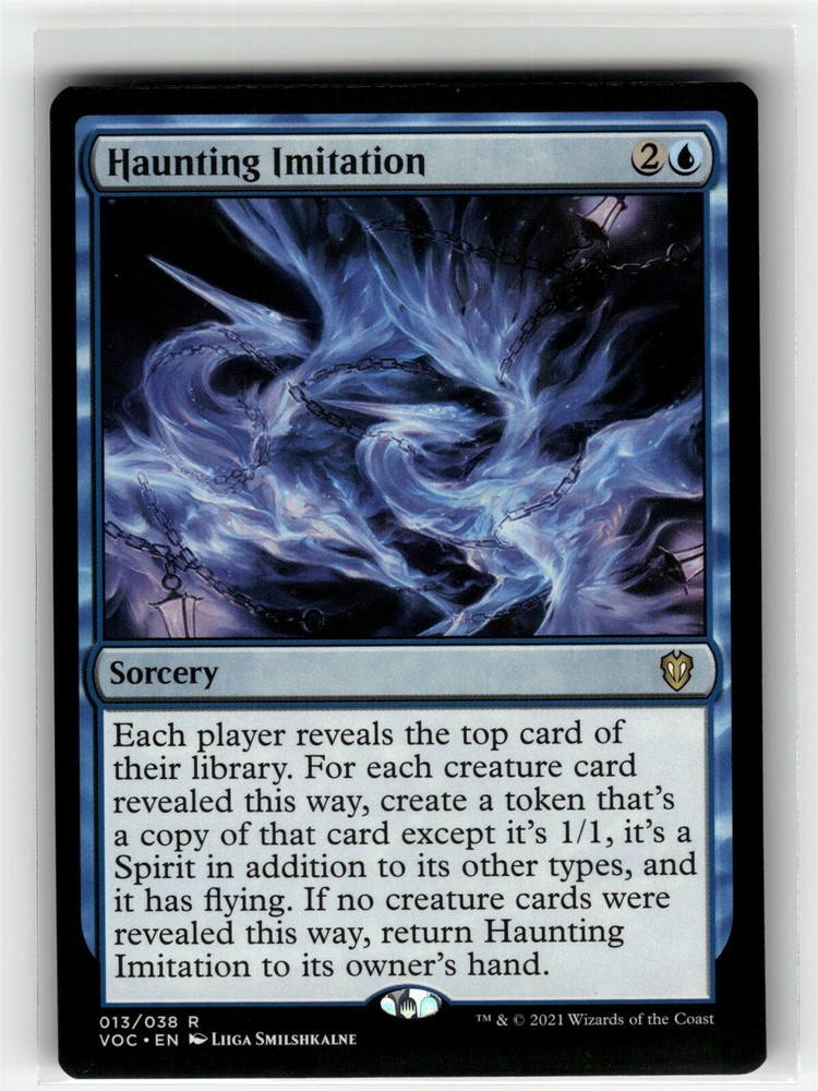 HAUNTING IMITATION Crimson Vow Commander #13 VOC(NM+)(MTG)