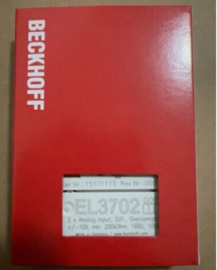 New In Box Beckhoff EL3702 PLC Module EL3702 EL3702 Free shipping