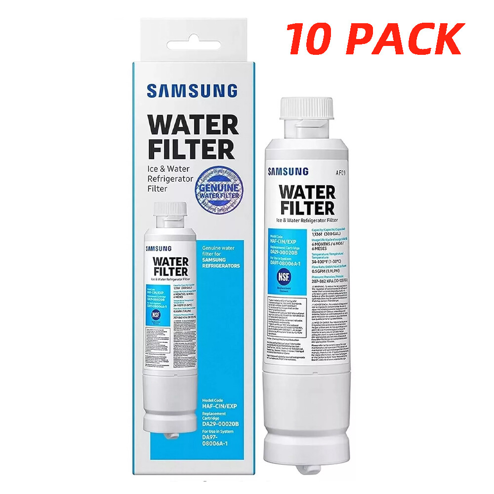 10PACK Genuine New Samsung DA29-00020B HAF-CIN/EXP Refrigerator Water Filter