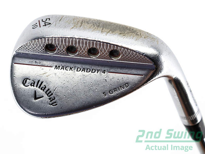Callaway Mack Daddy 4 Chrome 54° Sand Wedge Steel Stiff Right 35in