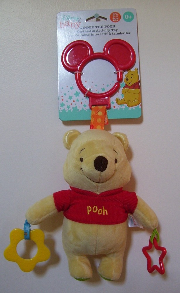 Disney Baby Winnie the Pooh On The Go Plush Baby Stroller Activity Toy