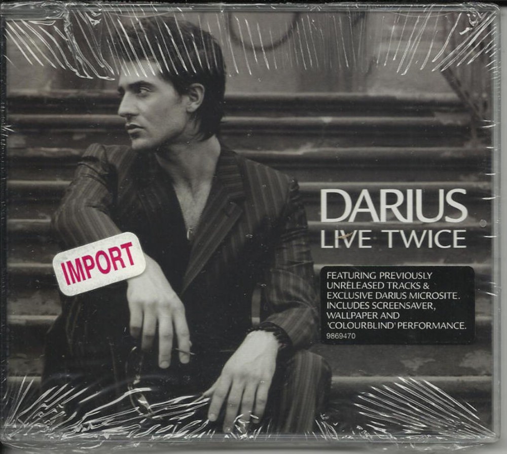 Pop Idol DARIUS Campbell Live twice UNRELEASE& VIDEO CD Single SEALED USA Seller