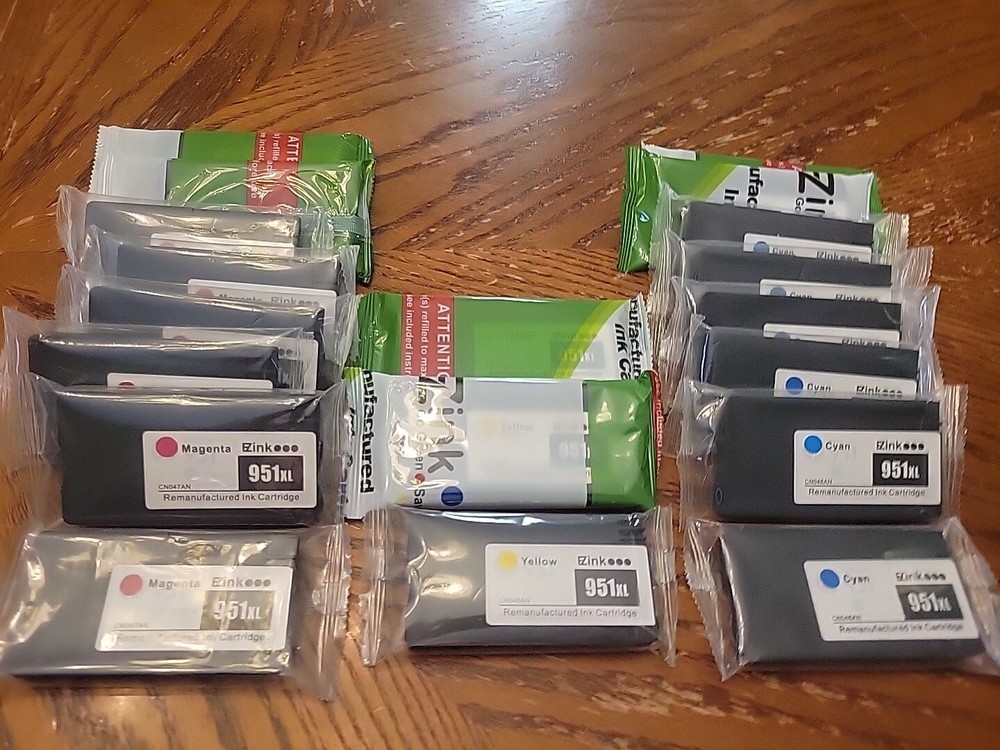 HP 951XL High-Yield Color Ink Cartridges - Cyan, Magenta, Yellow  