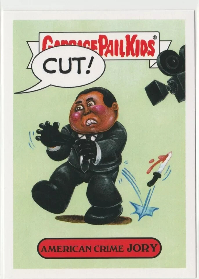 American Crime Jory #1a GPK 2016 Prime Slime Trashy TV Garbage Pail Kids