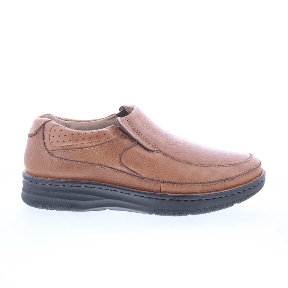 Drew Bexley 43919-80 Mens Brown Wide Loafers & Slip Ons Casual Shoes