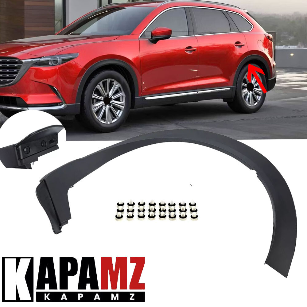 Rear Driver Left Side Fender Opening Wheel Arch Trim For Mazda CX-9 2016-2023