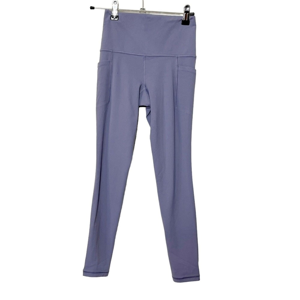 Athleta Salutation Stash Pocket II Leggings Women’s Size XXS Violet 7/8