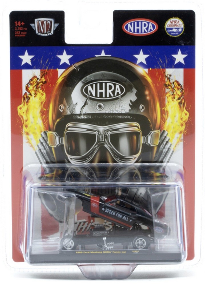 M2 MACHINES 1969 FORD MUSTANG NHRA FUNNY CAR HOBBY EXCLUSIVE