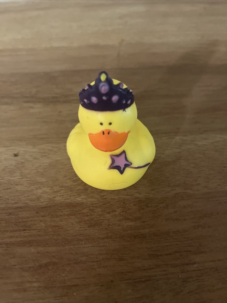 Purple Princess Rubber Duck Bath Toy New