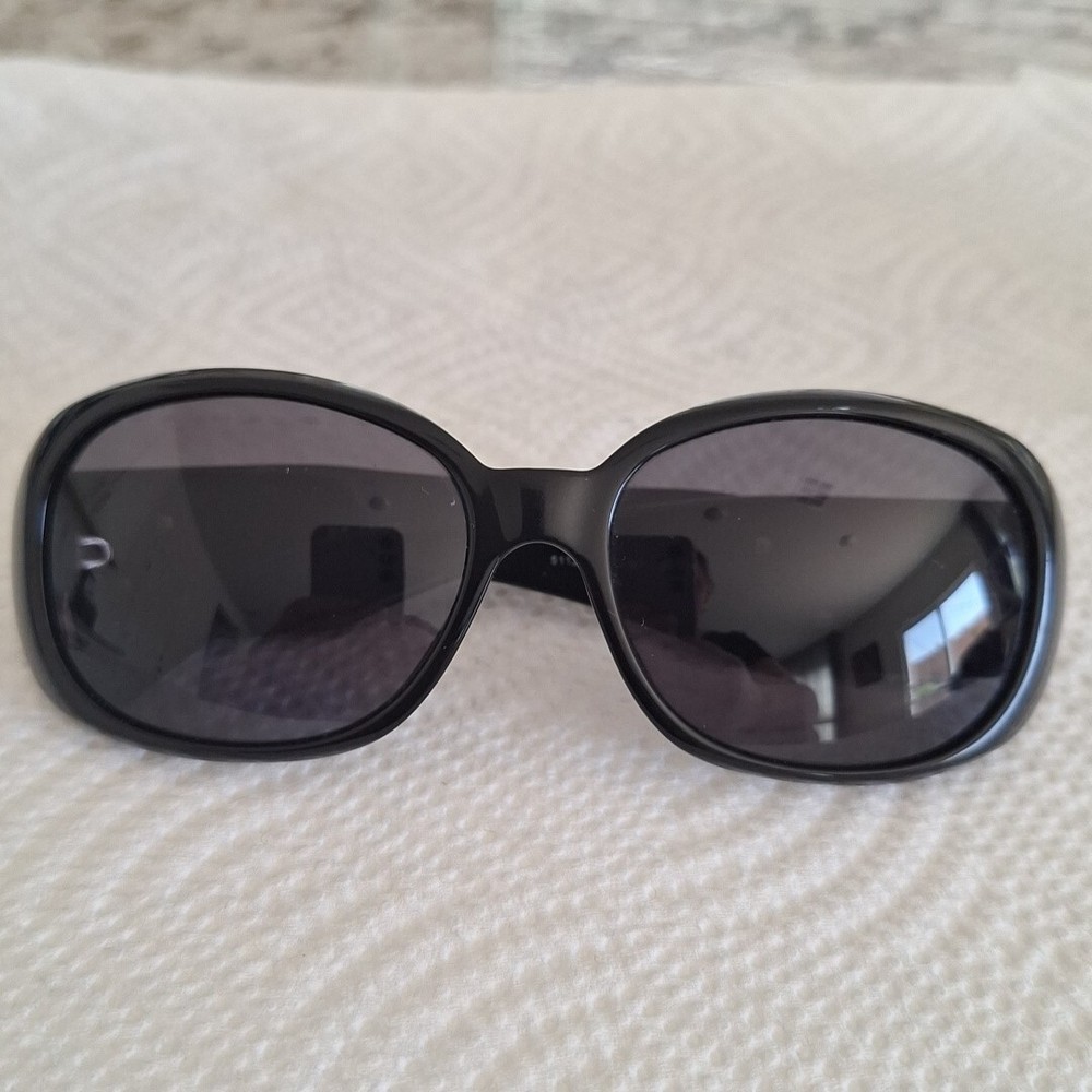 Chanel 5113 Black White Floral Print Sunglasses