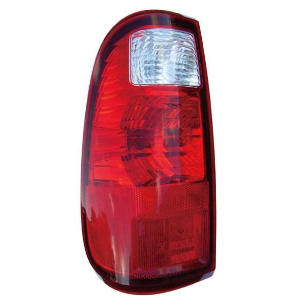 For 2008-2016 F-450 Super Duty Rear Left Tail Lights Red & Clear Plastic Q