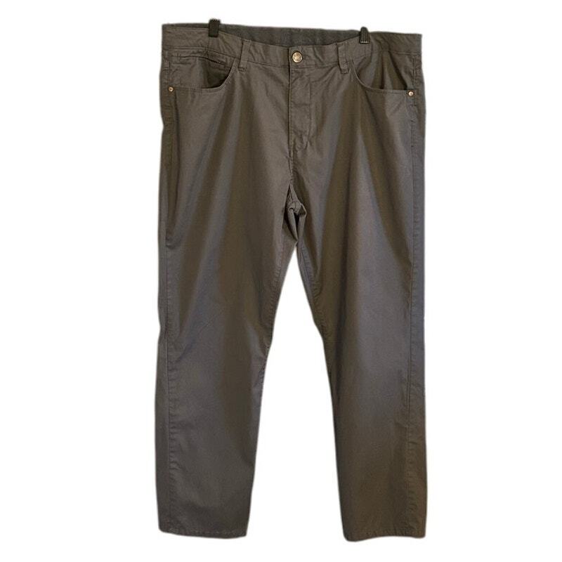 English Laundry Gray Flat Front Straight Leg Performance Wear Pants Size 38x29