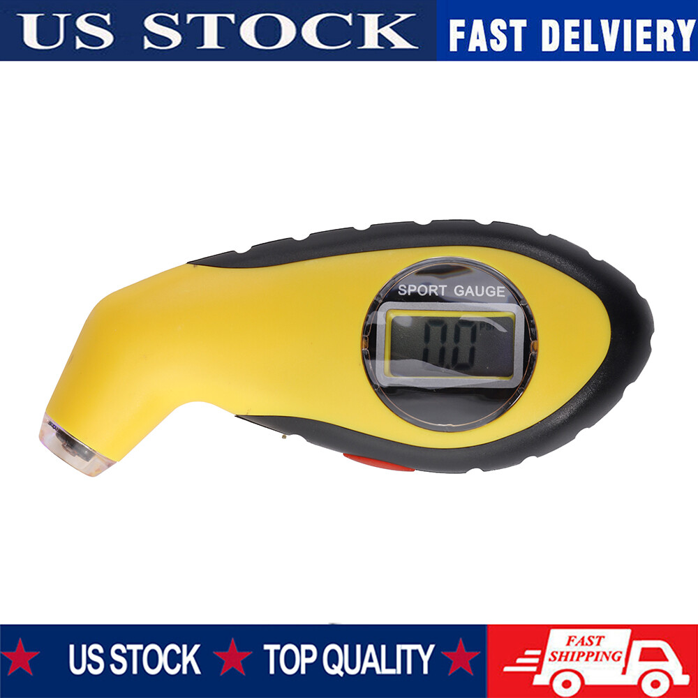 Tire Pressure Gauge Digital LCD Handy Air Gauge For Car Truck Motorcycle Bicycle