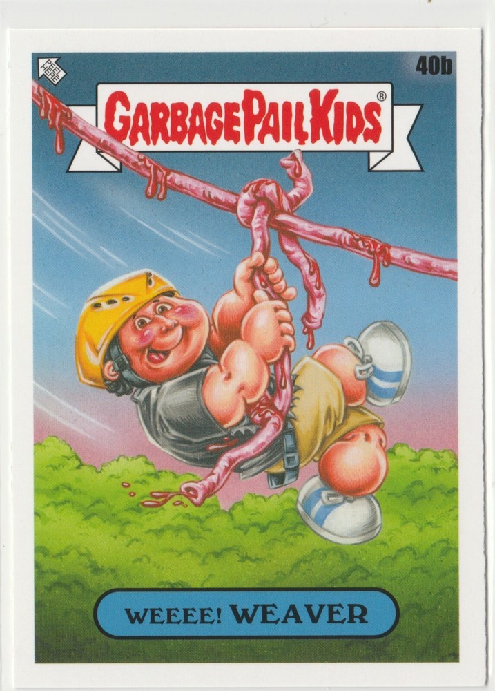 Weeeee! Weaver #40b Garbage Pail Kids GPK 2021 Vacation Series Card