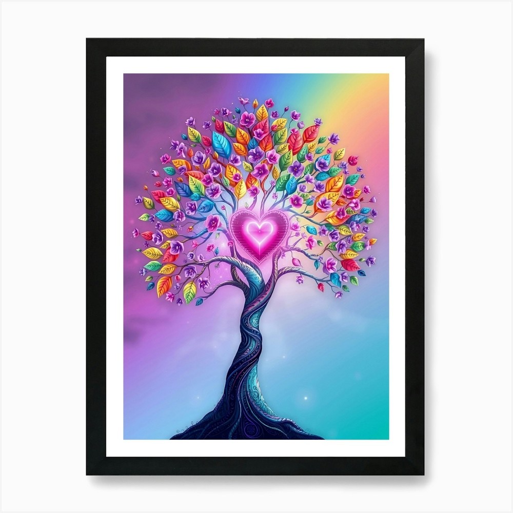 Tree of Life 78 Framed Canvas Wall Art Print Poster Picture  