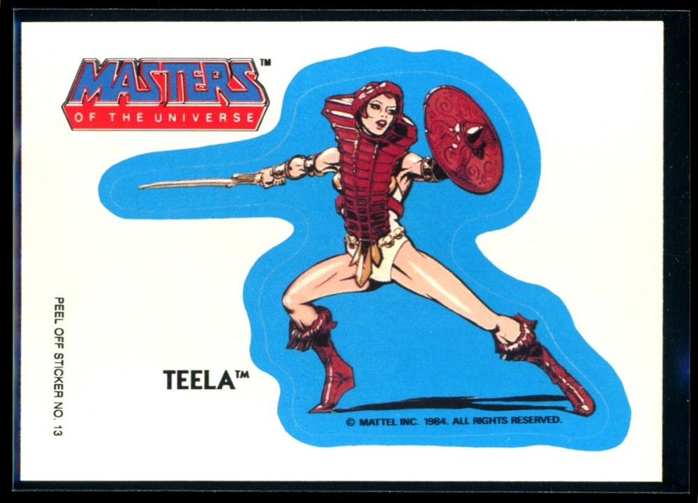 Vintage TEELA 1984 Masters of the Universe Sticker #13 NM C3 Condition