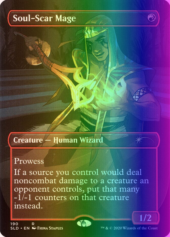 MTG Soul-Scar Mage (190/1984) Secret Lair Drop Series LP FOIL