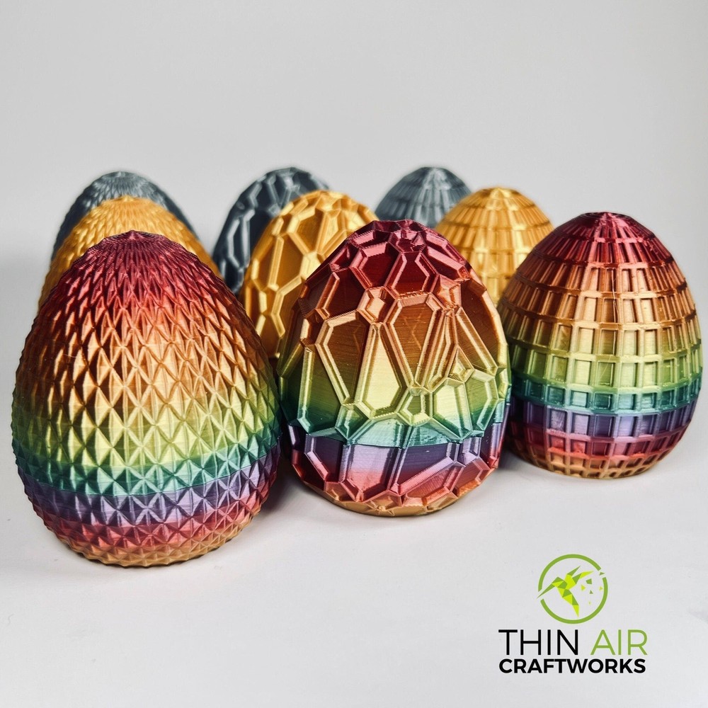 Exquisite 3D Printed Easter Eggs for Festive Celebrations