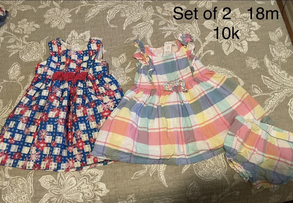 Set Of 2 Babygirl Dresses 18m