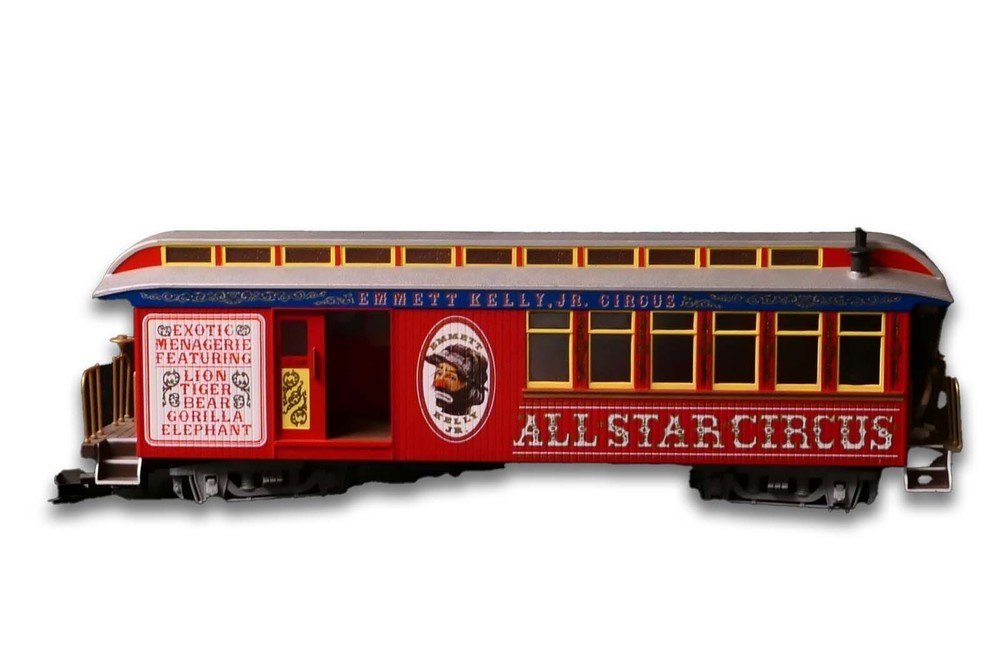 Bachmann - G All Star Circus Emmett Kelly Jr Advertising Passenger Car (No Box)