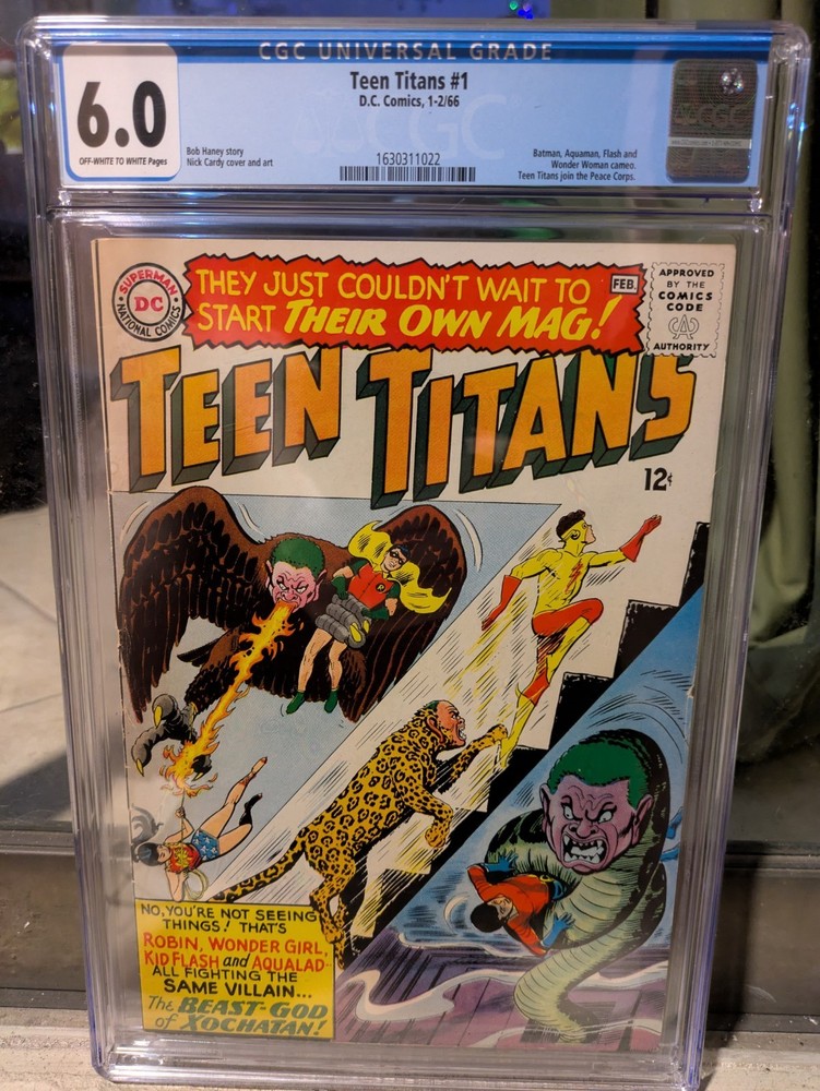 Teen Titans #1 CGC 6.0 1966 4002988012