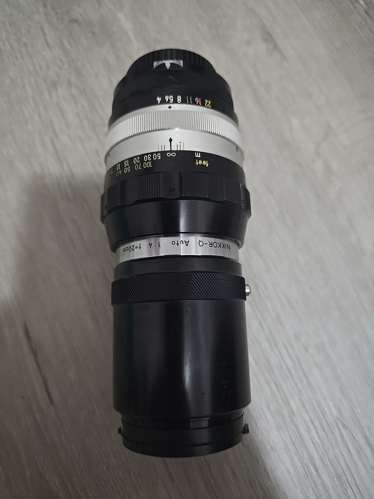 Nikon Nikkor-Q 200mm f4 Manual Focus Telephoto Lens Non-Ai