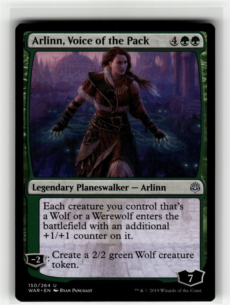 ARLINN, VOICE OF THE PACK War of the Spark #150 WAR(NM+)(MTG)