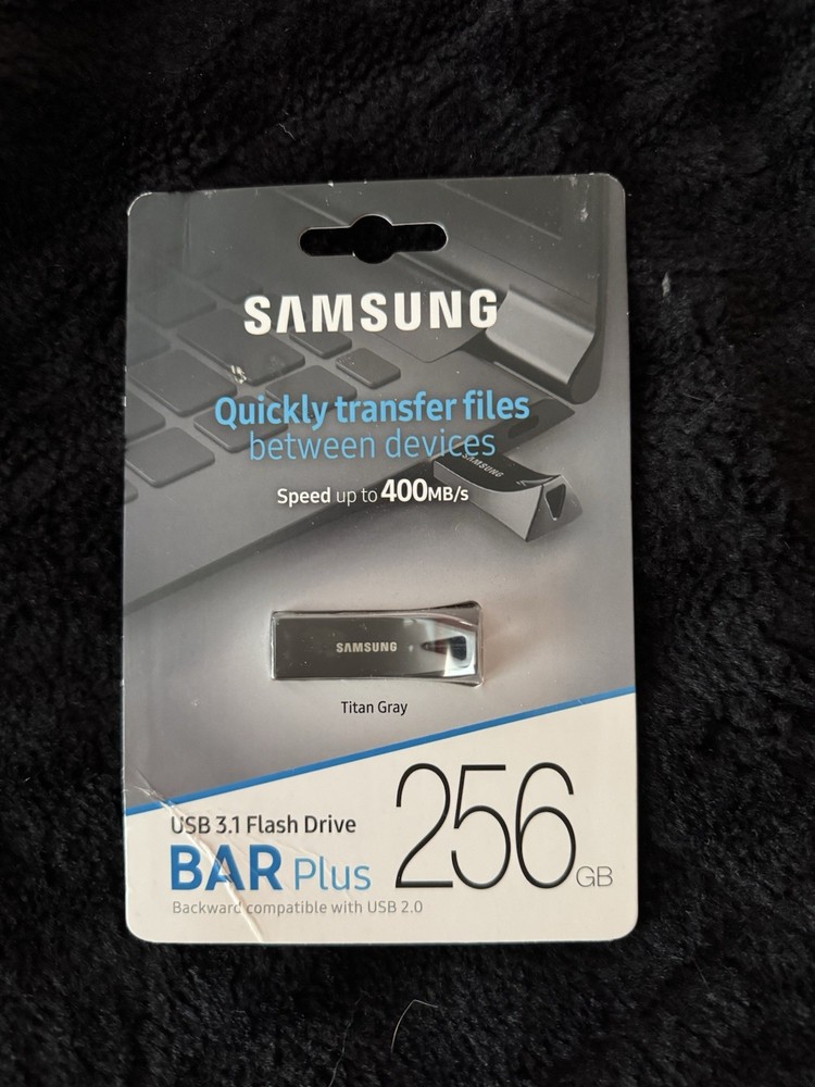 Samsung USB 3.1 Flash Drive Bar Plus 256gb TITAN Gray