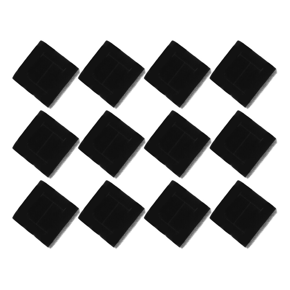 20 Pcs Jewelry Box Display Foam Tray Black Sponge Sponges Ring