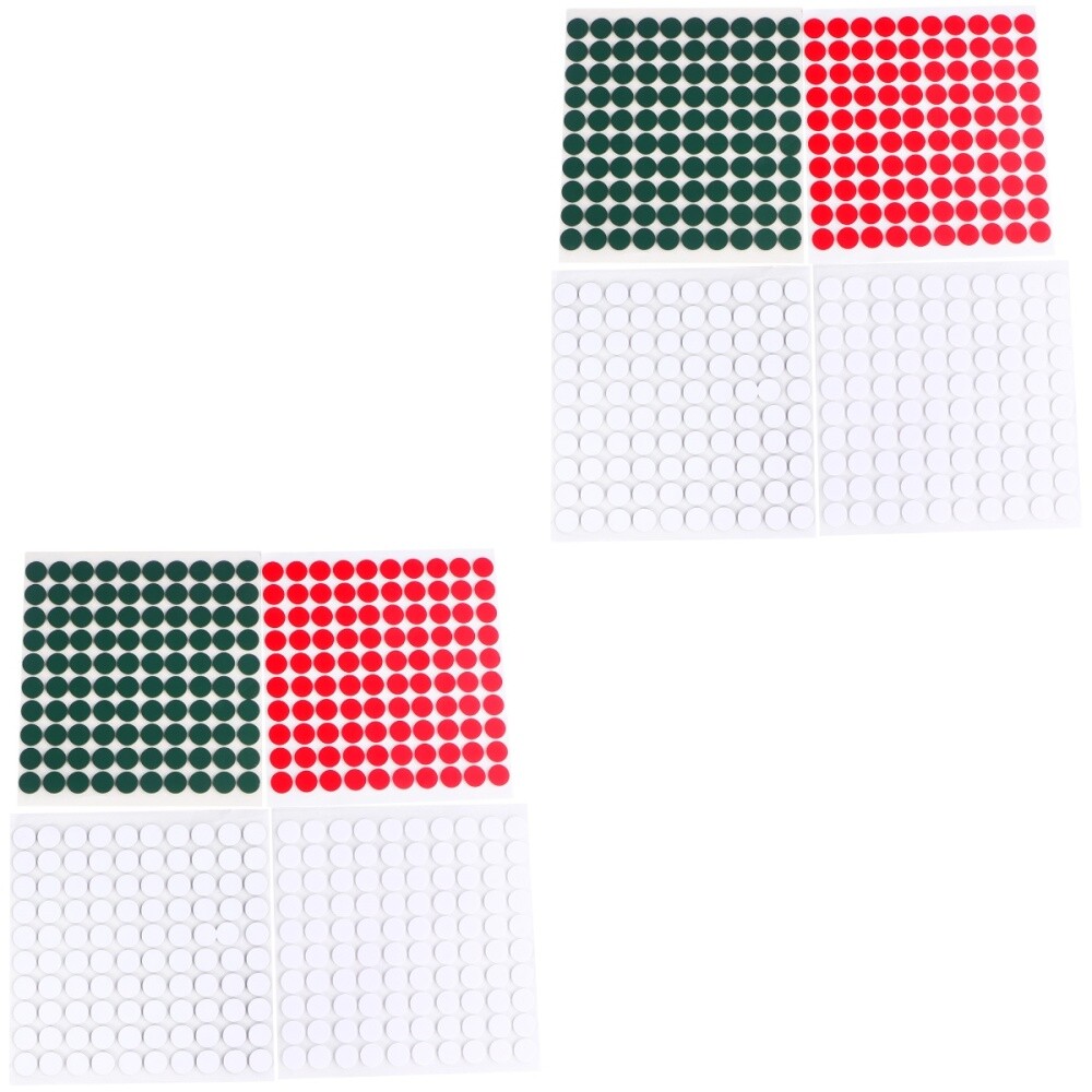 16 Sheets Adhesive Stickers Candle Core Stickers Self Adhesive Round Tapes