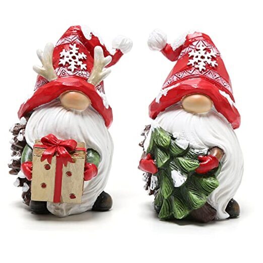 Christmas Resin Gnomes Handmade Christmas Resin Gnomes Holiday Present