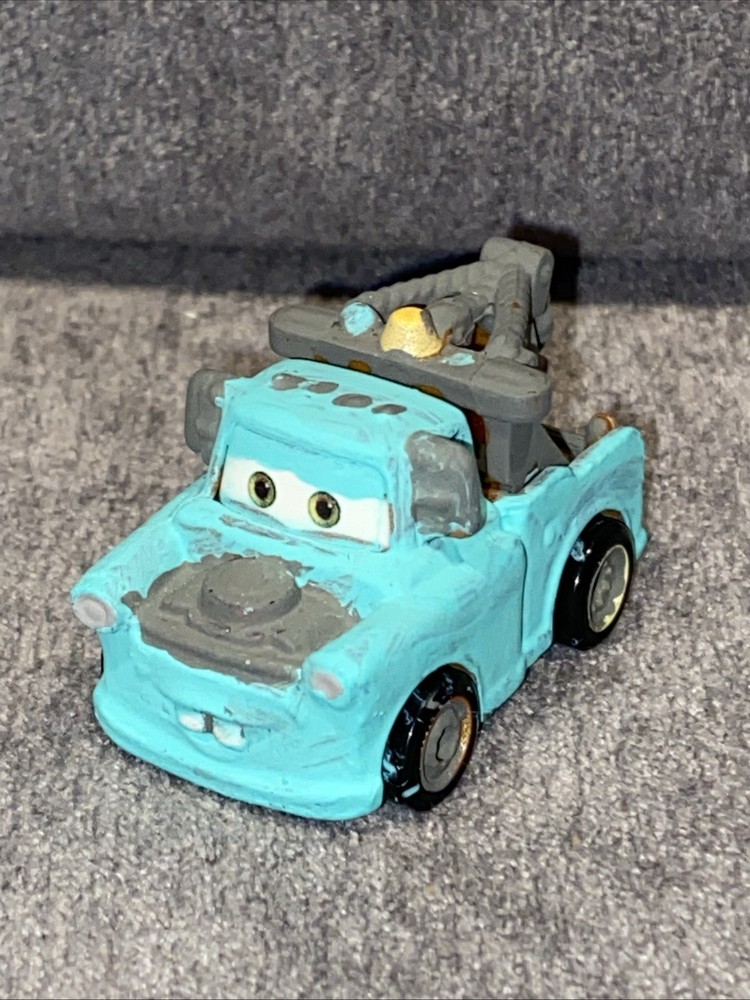 Disney Pixar Cars CUSTOM Brand New Tow Mater without Hood Mini Racers Mattel