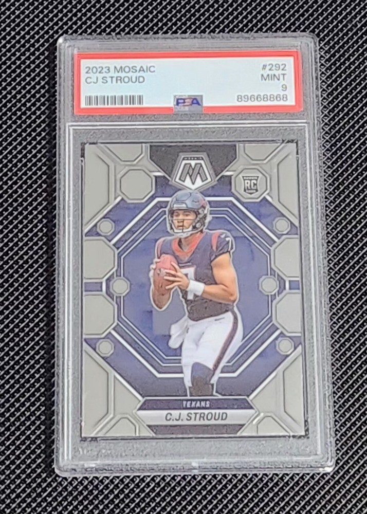 CJ Stroud RC 2023 Mosaic PSA 9 MINT Rookie Card Houston Texans
