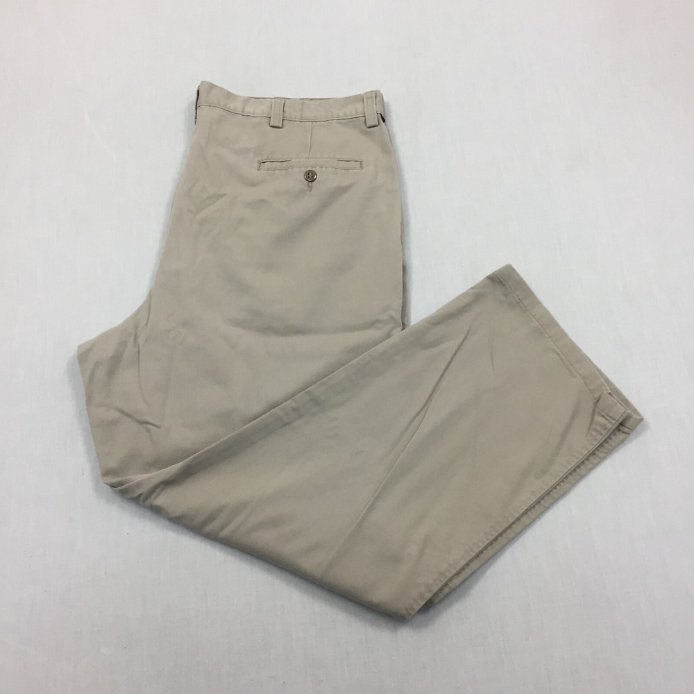 Dockers Chino Trousers Cotton Pants Straight Fit Mens Size 40W 30L Beige