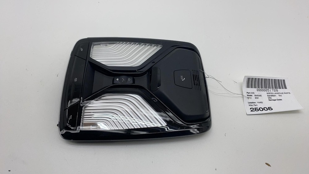 2021-2023 BMW 530e G30 OEM Roof Console Dome Ambient Light Switch
