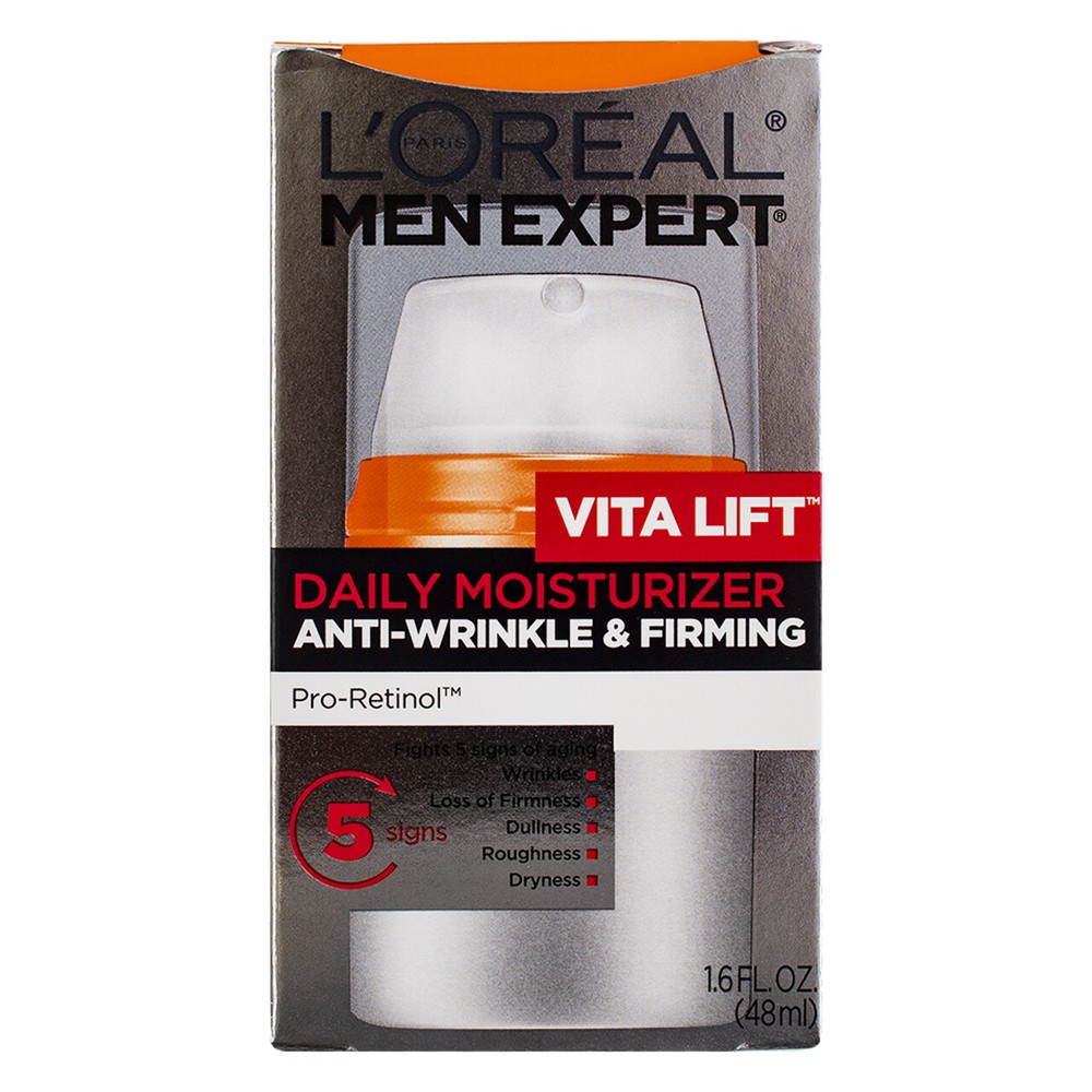 4-Pack L'Oreal Paris Men Expert Vita Lift Anti-Wrinkle Daily Moisturizer Cream