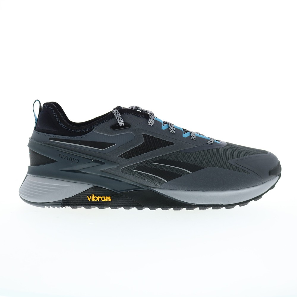 Reebok Nano X3 Adventure Men's Gray Canvas Cross-Trainers for Athletic Performance