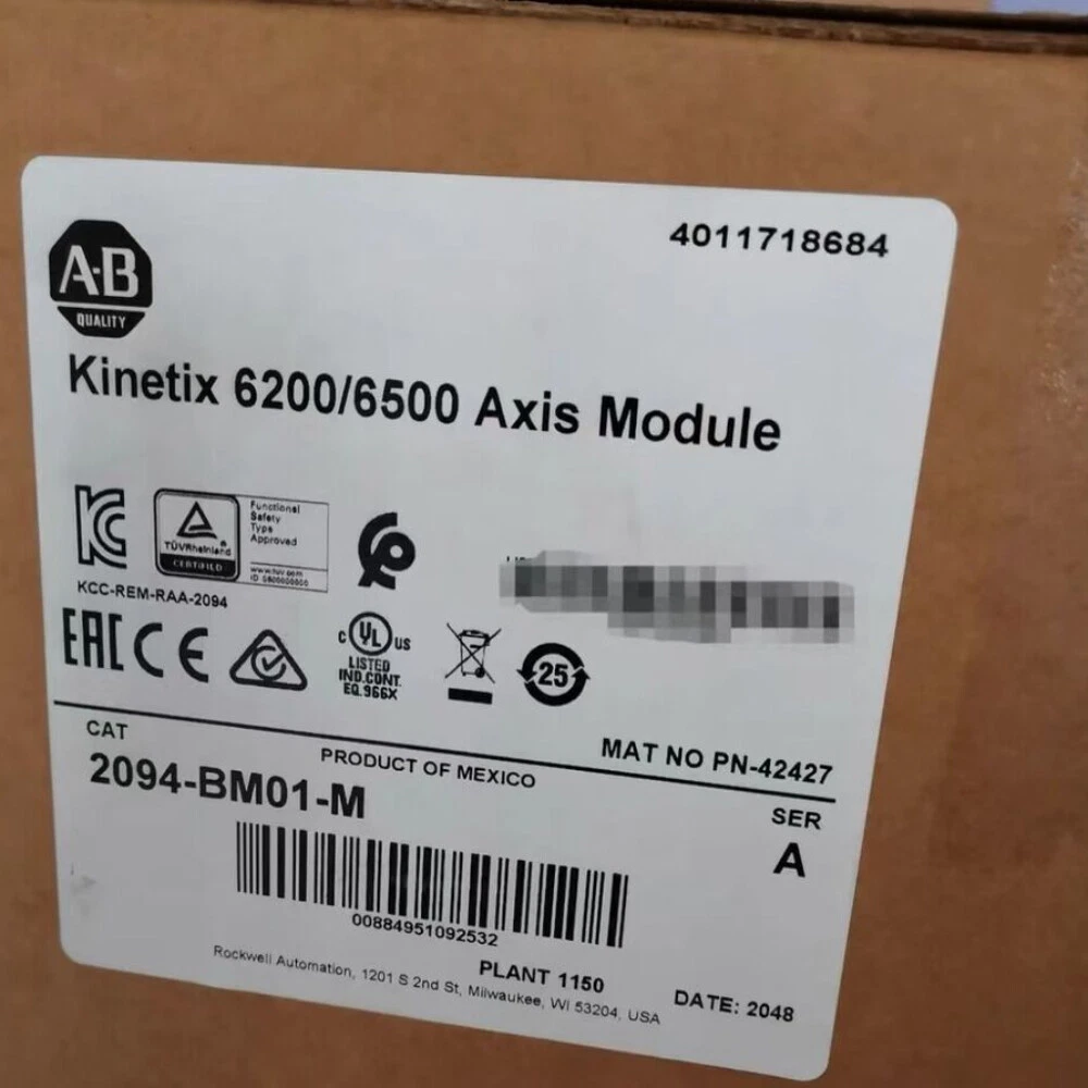 Allen Bradley 2094-BM01-M KINETIX 6200/6500 AXIS POWER MODULE US Free Tax