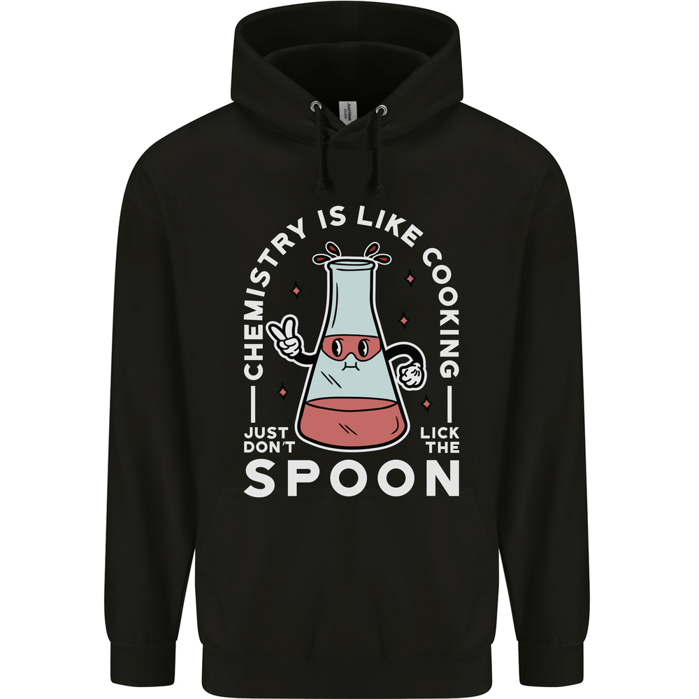 Chemistry is Like Cooking Funny Science Mens 80% Cotton Hoodie